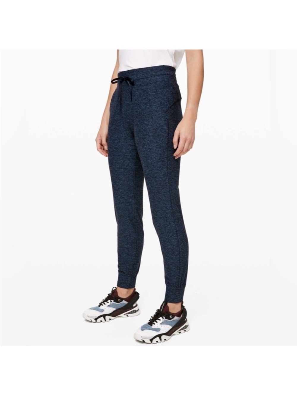 Lululemon ready to rulu high rise jogger 29” heather navy